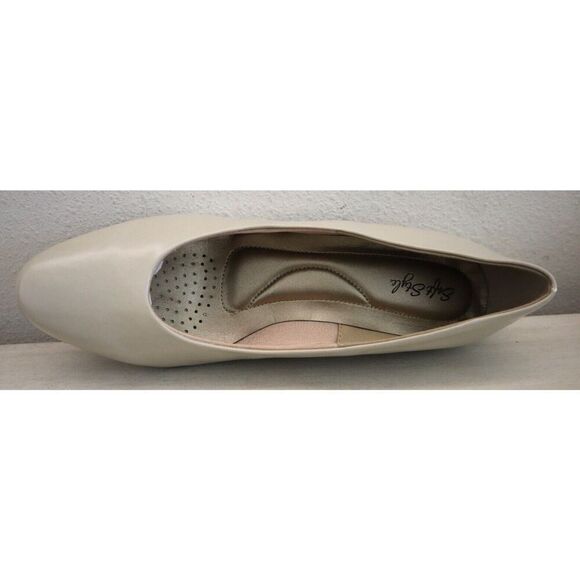 Soft Style x Hush Puppies H79652 Women's Sz 9 Natural/Beige Angel II Dress Pumps - Picture 5 of 8